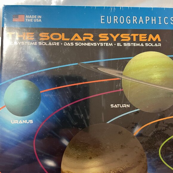 NIB Childrens 100 Pc Jigsaw Puzzle The Solar System Boy or Girl Steam Science - Picture 5 of 16